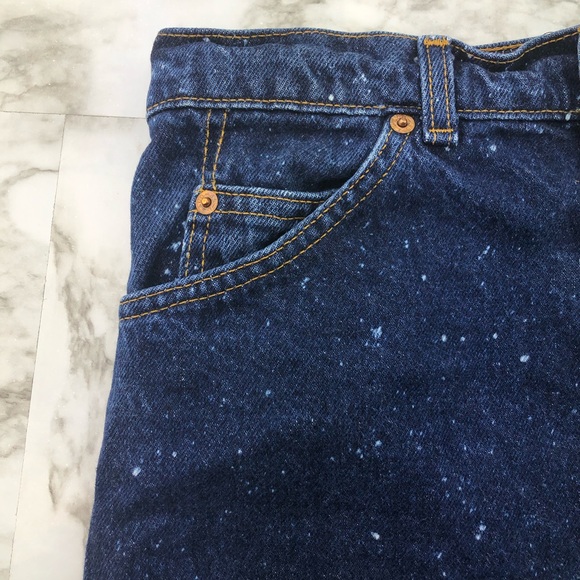 Vintage Levi Cut Off Distressed Jean Shorts Silver - Picture 2 of 7